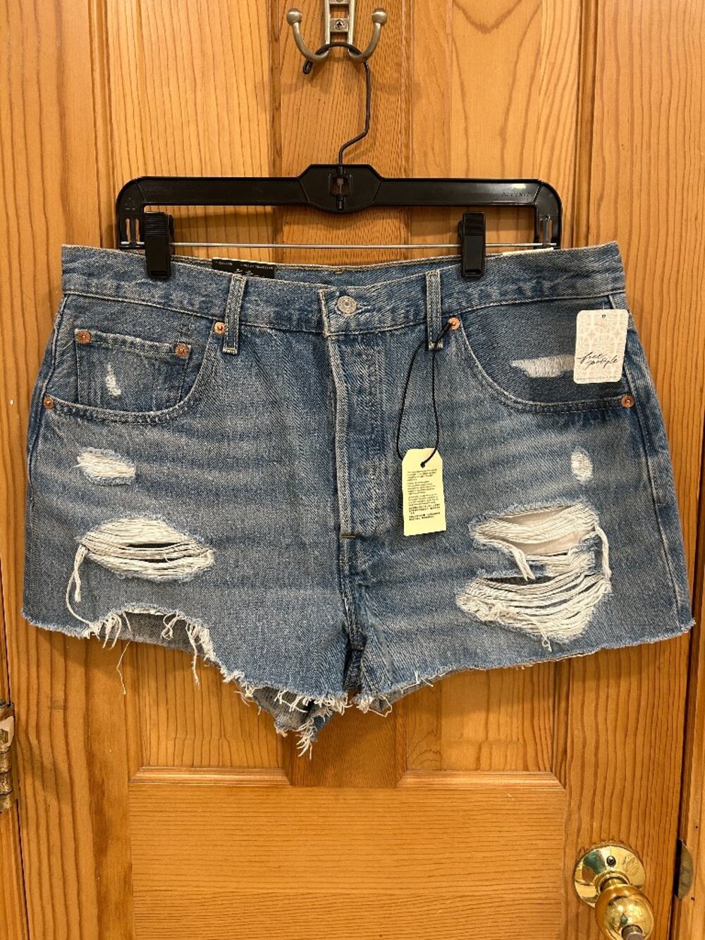 Free People Levi's 501 High Rise Denim Shorts